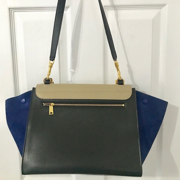 Céline Tricolor Medium Trapeze Bag - Picture 2 of 8